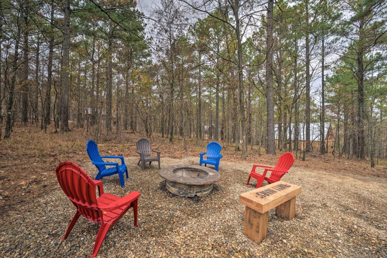 Luxury Cabin In The Woods With Hot Tub And Yard Games! Broken Bow Kültér fotó
